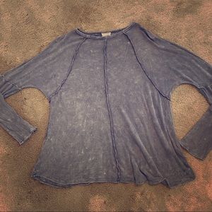 143 Story Ribbed Long-Sleeve Top